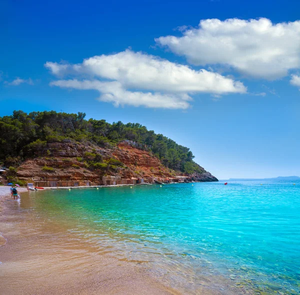 Ibiza Cala Salada och Saladeta i Balearics — Stockfoto