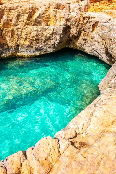 Balear'da Ibiza Cala Salada ve Saladeta — Stok fotoğraf