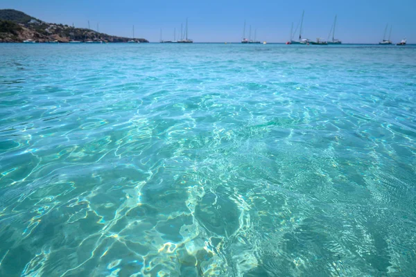 Ibiza Cala Tarida beach in Balearic Islands — Stock Photo, Image