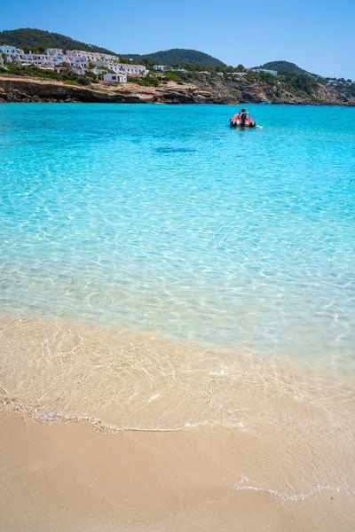 Ibiza Cala Tarida beach in Balearic Islands — Stock Photo, Image