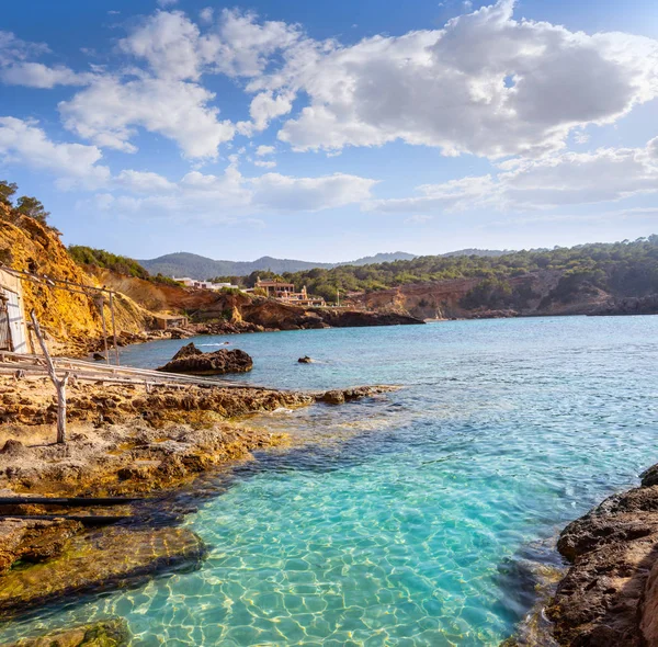 Ibiza cala xarraca in sant joan der balearen — Stockfoto