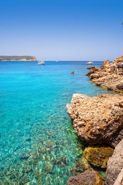 Cala Xuclar av Ibiza i Sant Joan Balearics — Stockfoto