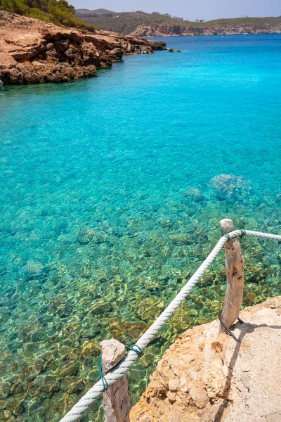 Cala Xuclar di Ibiza a Sant Joan Baleari — Foto Stock