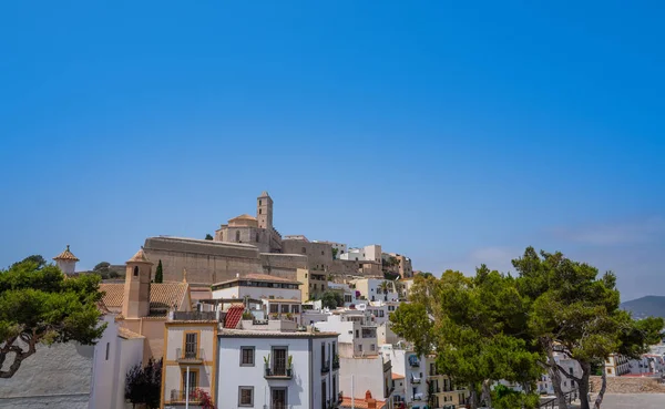 Igreja Ibiza Eivissa em Dalt Vila de Baleares — Fotografia de Stock