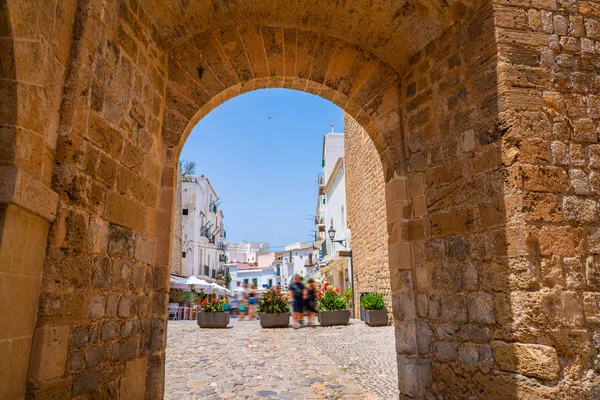 Portal ses Taules Dalt Vila için Ibiza kapı — Stok fotoğraf