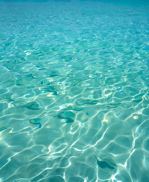 Ibiza Portinatx Spiaggia di Arenal Petit alle Baleari — Foto Stock