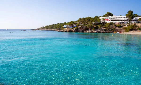 Ibiza Portinatx Arenal Gran plaża w balearics — Zdjęcie stockowe