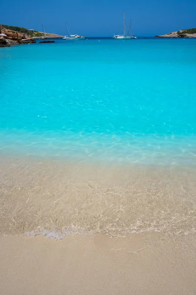 Ibiza Portinatx Arenal Petit Beach i Balearics — Stockfoto
