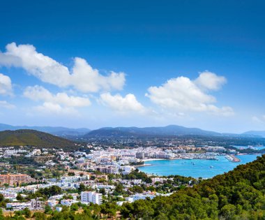 Santa Eulalia Eularia des Riu skyline Ibiza