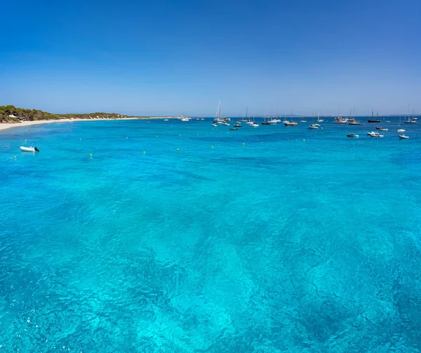 Spiaggia di Ibiza Playa Ses Salines nelle Isole Baleari — Foto Stock