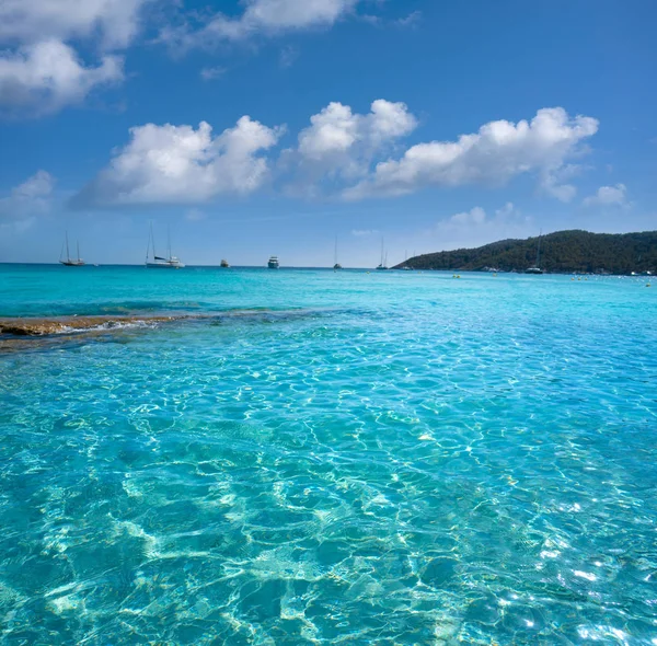 Ibiza Playa Ses Salines strand Es Cavallet – stockfoto