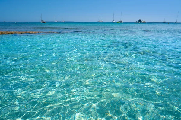 Ibiza Playa Ses Salines beach Es Cavallet — Stock fotografie