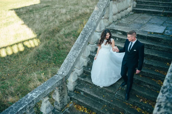 Feliz Pareja Boda Photo Couple Amor — Foto de Stock