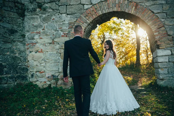 Felice Couple Wedding Photo Couple Innamorato — Foto Stock