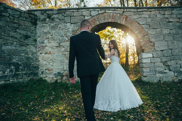 Felice Couple Wedding Photo Couple Innamorato — Foto Stock