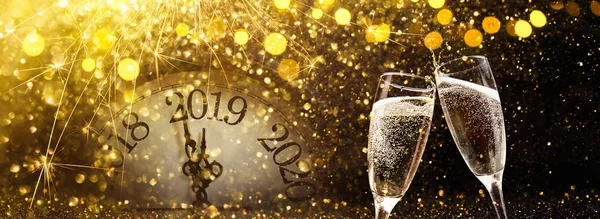 New Years Eve 2019 viering achtergrond — Stockfoto