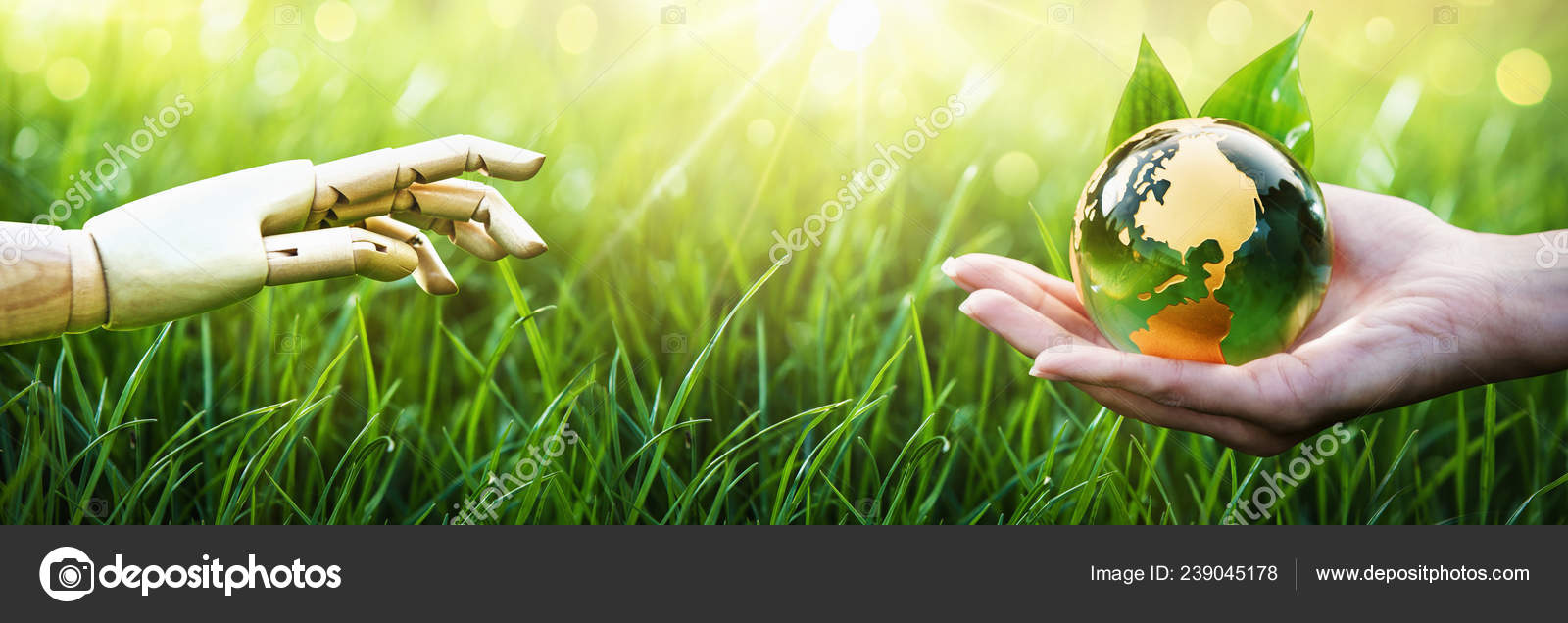 Save Earth. Green Planet in Your Hands. Environment Concept Stock ...