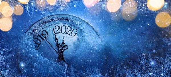 Šťastný nový rok 2020. Zimní oslava — Stock fotografie