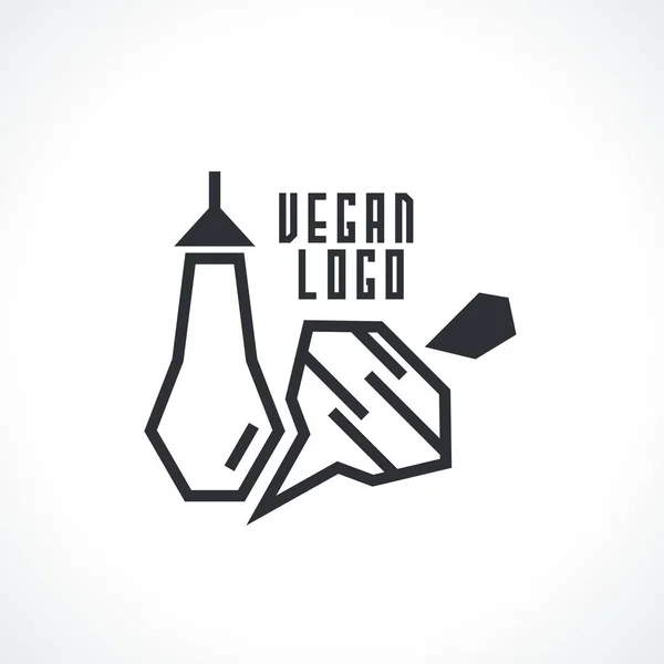 Vector Logo Aubergine Beet Modern Icon Company Brand Vector Illustration — Stock Vector
