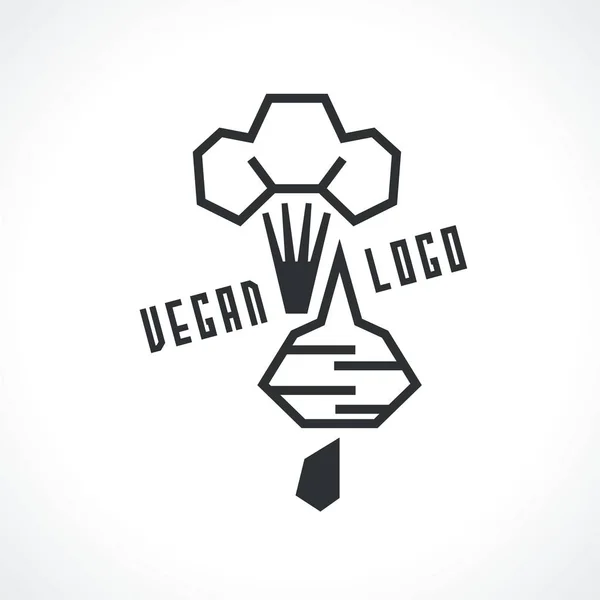 Vector Logo Broccoli Beet Modern Icon Company Brand Vector Illustration — Stock Vector