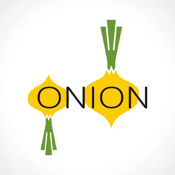 Логотип Цибулею Логотип Компанії Векторні Ілюстрації Стоковий вектор