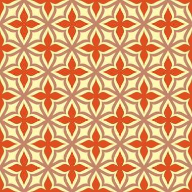 Soyut, pürüzsüz süs desenli vektör çizimi