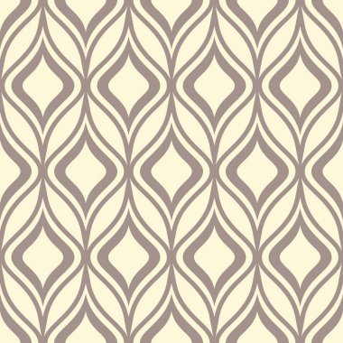 Soyut, pürüzsüz süs desenli vektör çizimi