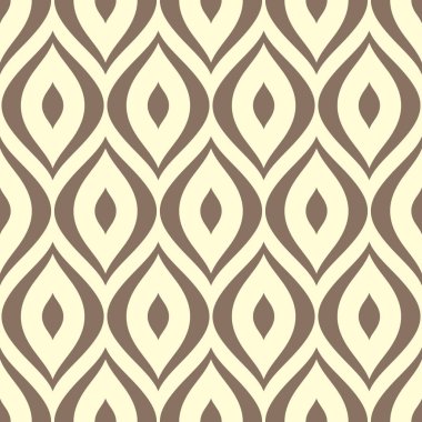 Soyut, pürüzsüz süs desenli vektör çizimi