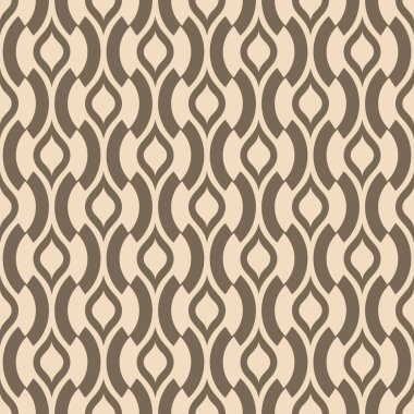 Soyut, pürüzsüz süs desenli vektör çizimi