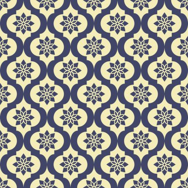 Soyut, pürüzsüz süs desenli vektör çizimi