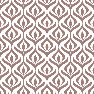 Soyut, pürüzsüz süs desenli vektör çizimi