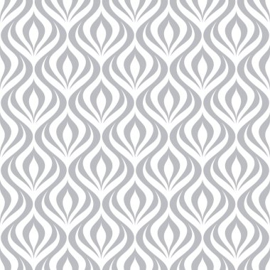 Soyut, pürüzsüz süs desenli vektör çizimi