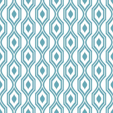 Soyut, pürüzsüz süs desenli vektör çizimi