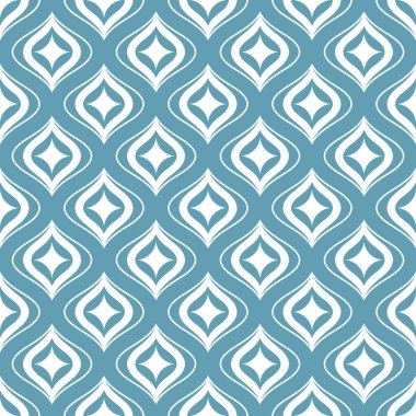 Soyut, pürüzsüz süs desenli vektör çizimi