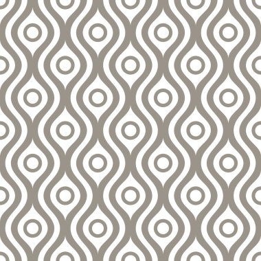 Soyut, pürüzsüz süs desenli vektör çizimi