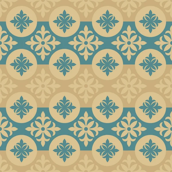 Illustration Vectorielle Motif Ornemental Sans Couture Vintage — Image vectorielle