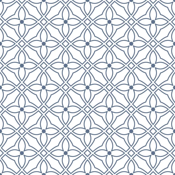 Abstracte Naadloze Ornamentele Patroon Vector Illustratie — Stockvector