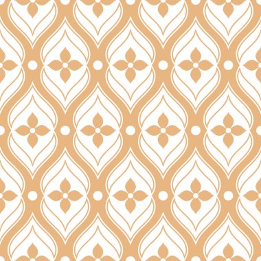 Elegance çiçek seamless modeli