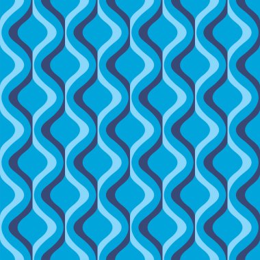 Retro pürüzsüz süs deseni