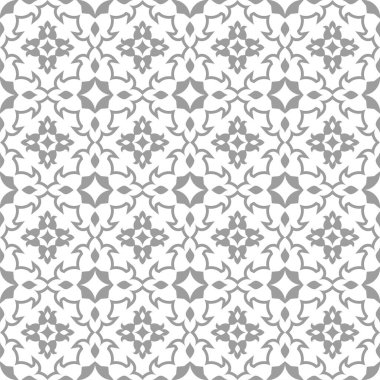 Retro pürüzsüz süs deseni