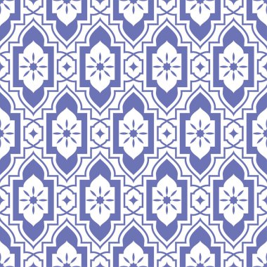 Retro pürüzsüz süs deseni