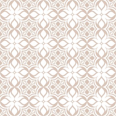 Retro pürüzsüz süs deseni