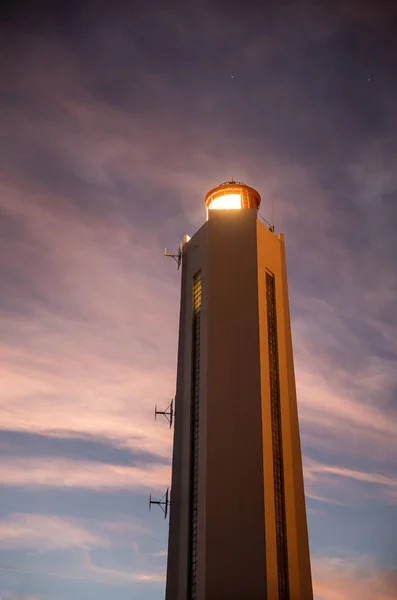 Vuurtoren Van Armandeche Vroege Avond Les Sables Olonne Frankrijk — Stockfoto