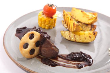 Sos plaka üzerinde dil