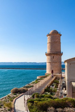 Marsilya iskele, Fort Saint Jean kalede Güney Fransa görünümünü