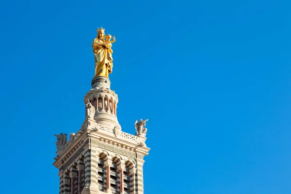 Igreja Catedral Notre Dame Garde Marselha França — Fotografia de Stock