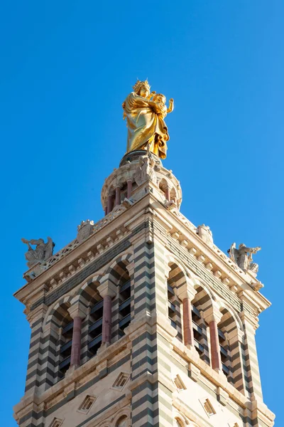 Katedrála Notre Dame Garde Marseille Francie — Stock fotografie