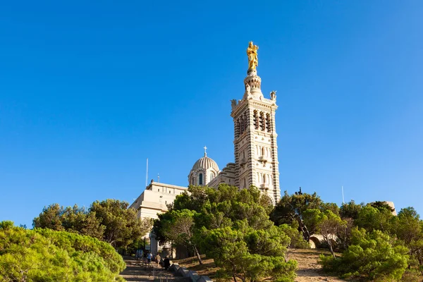 Igreja Catedral Notre Dame Garde Marselha França — Fotografia de Stock