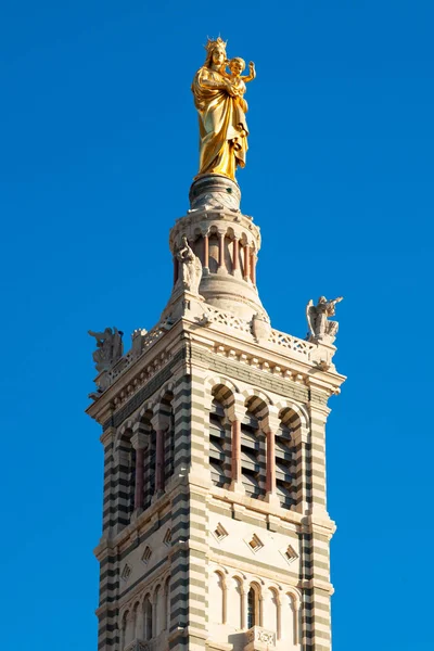 Igreja Catedral Notre Dame Garde Marselha França — Fotografia de Stock