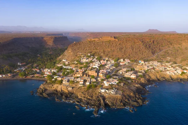 Aerial View Cidade Velha City Santiago Cape Verde Cabo Verde — Stockfoto